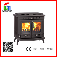 CE and EN13240 Approved real manufacture cast iron wood fireplace